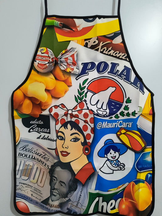 Delantal Marcas retro